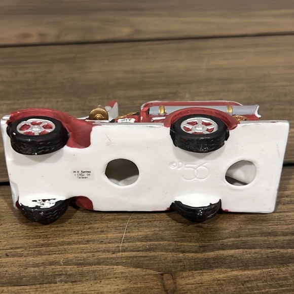 Dept 56 dark red porcelain fire truck hv series 1991 - Picture 7 of 9